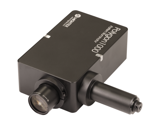 Mightex's model of the pattern illuminator for targeted photostimulation called the Polygon1000-G, accepts a 3mm-core liquid lightguide with a wavelength range of 350nm - 1000nm, and has interchangeable front tubes available for fine resolution or large FOV